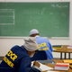 Inmates take a test as part of an educational program at the Richard J. Donovan Correctional Facility in San Diego, Calif., on March 26, 2014.
Sam Hodgson/Bloomberg via Getty Images